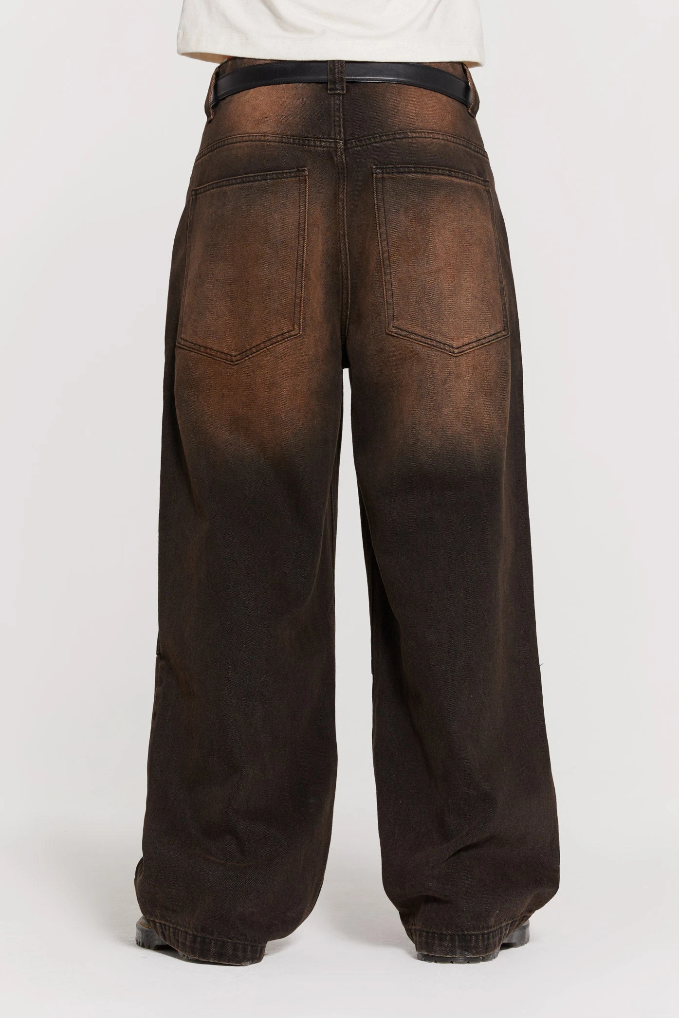 Vintage Brown Colossus Fit Jeans - Image 3