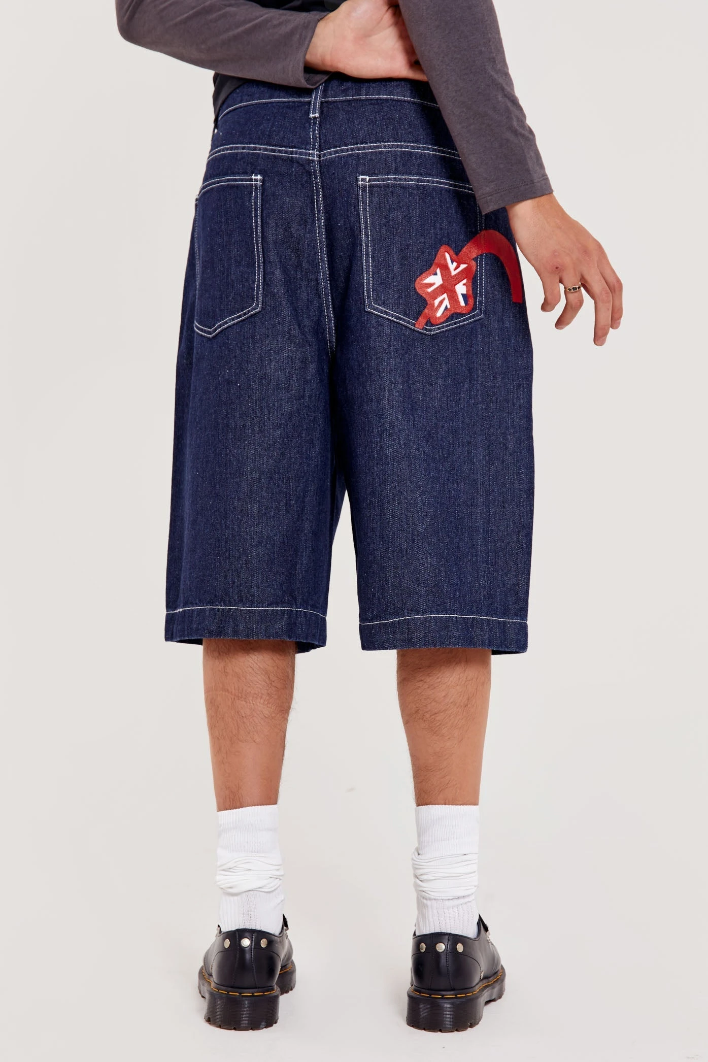 Jumbo Denim Jorts - Image 2