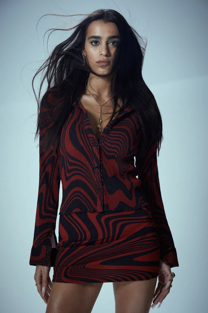 Jaded London Manic Plisse Shirt - Image 5