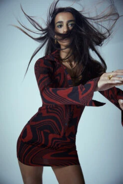 Jaded London Manic Plisse Shirt