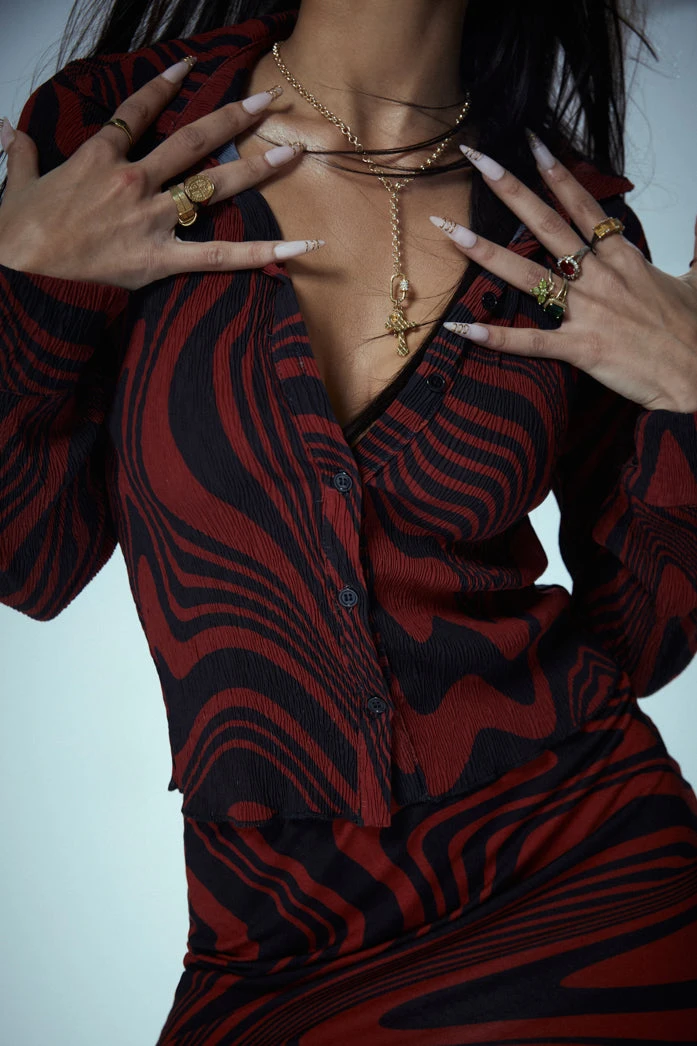 Jaded London Manic Plisse Shirt - Image 3