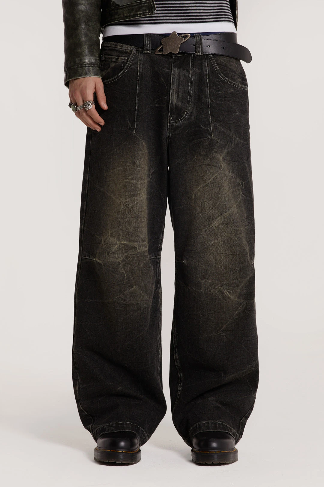 Washed Black Razor Jean - Image 4