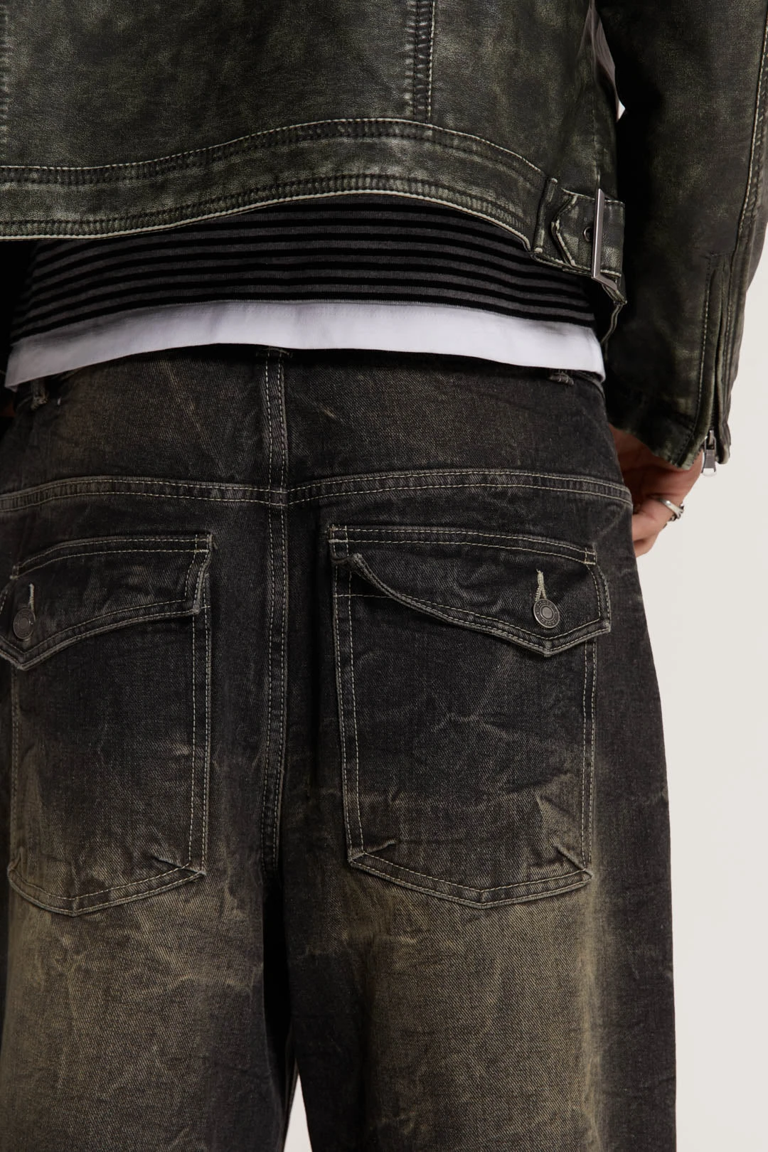 Washed Black Razor Jean - Image 6