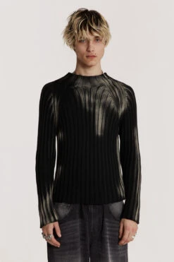 Luster Asymmetric Knit