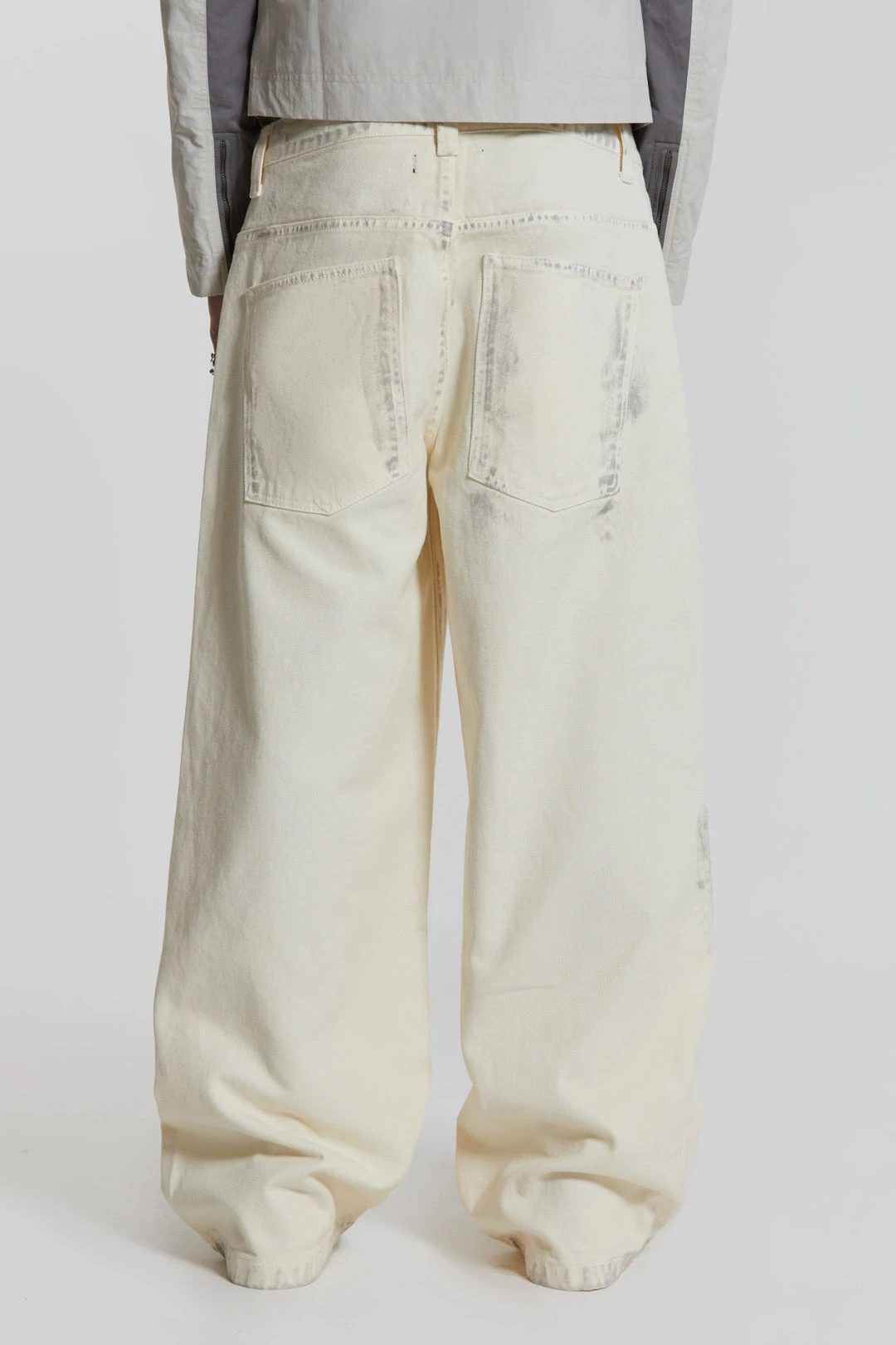 Dirty White Colossus Baggy Jeans - Image 5