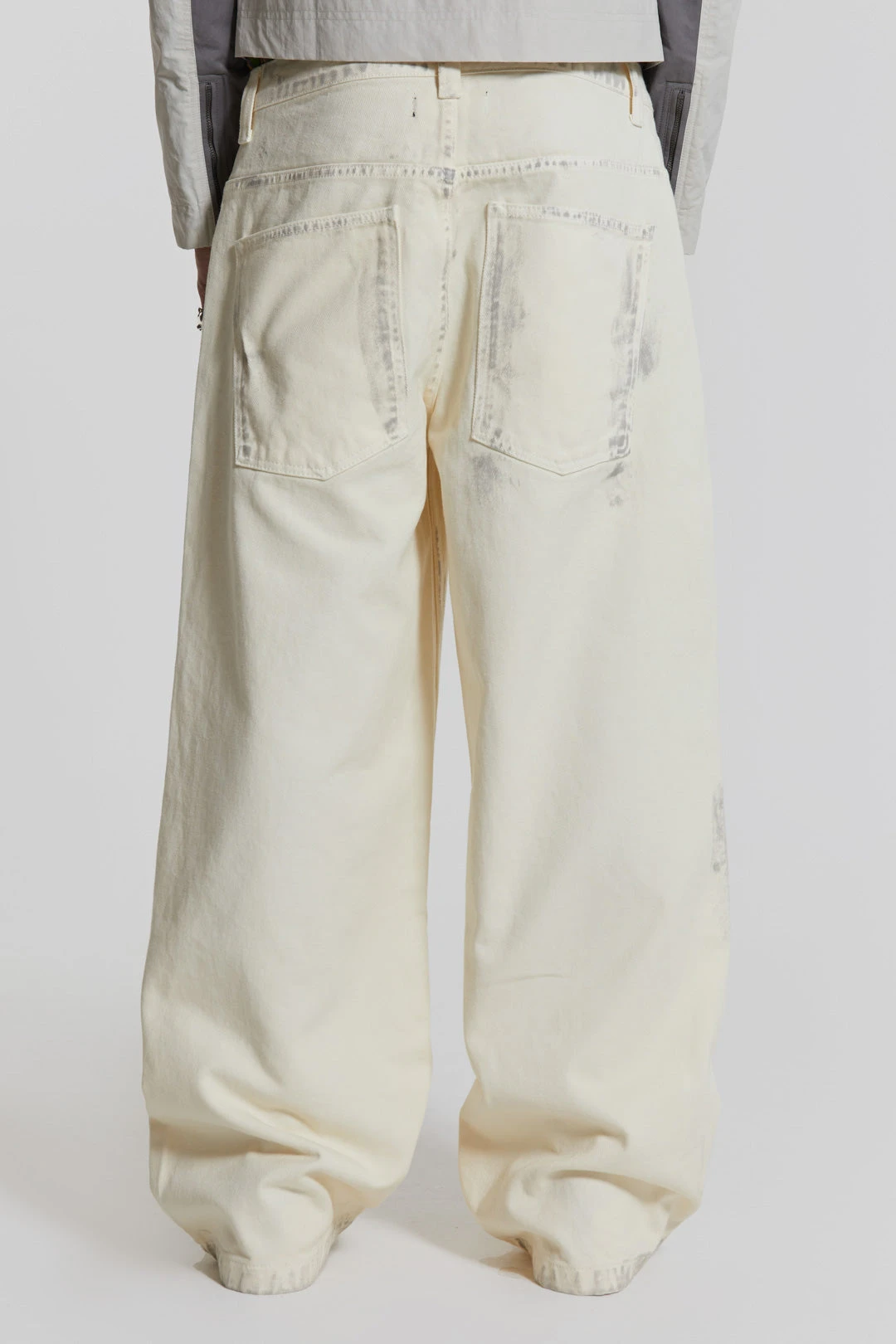 Dirty White Colossus Baggy Jeans - Image 6