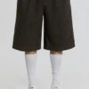 Charcoal Check Fairway Shorts