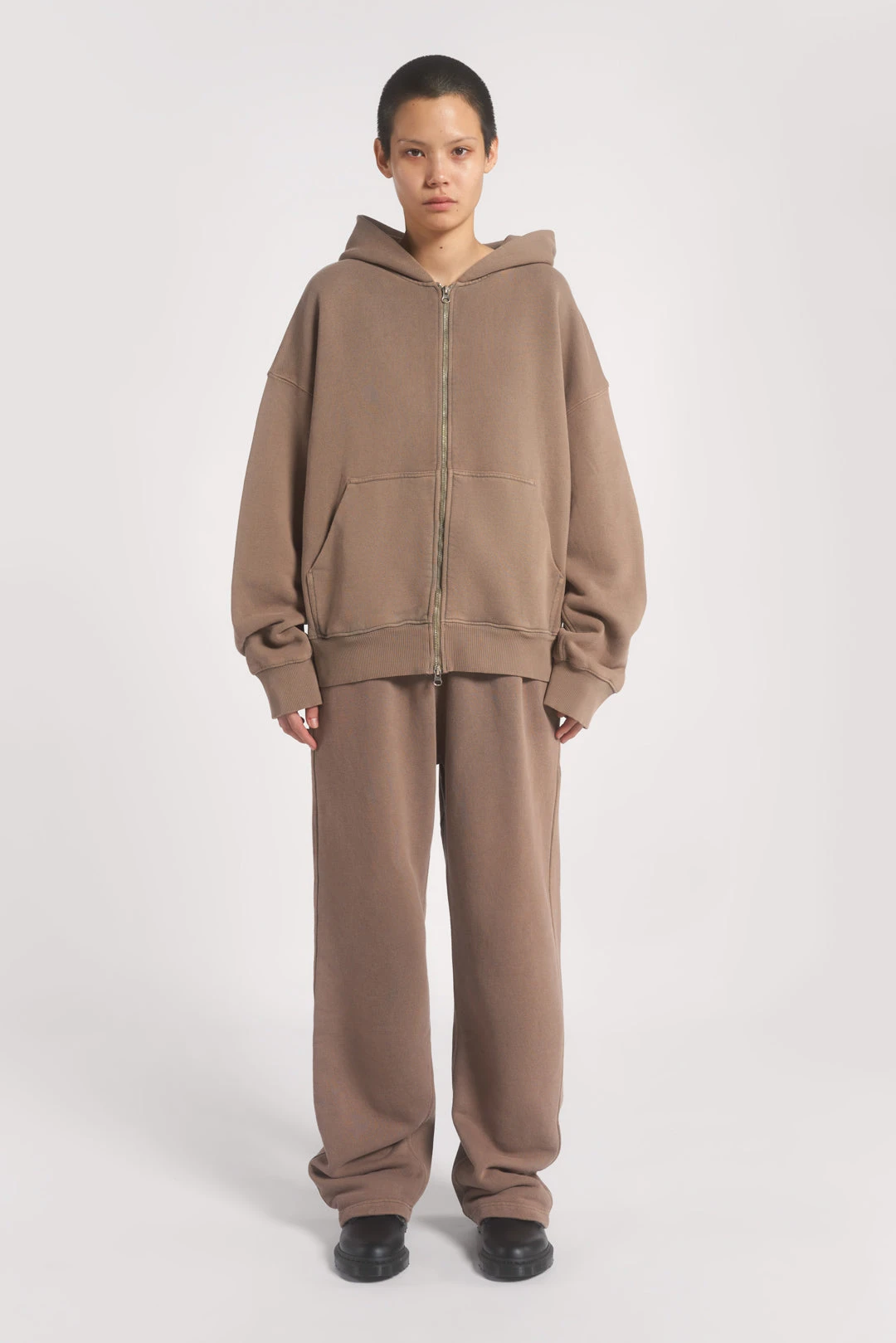 NTRLS Clay Oversized Zip Through Hoodie - Image 4