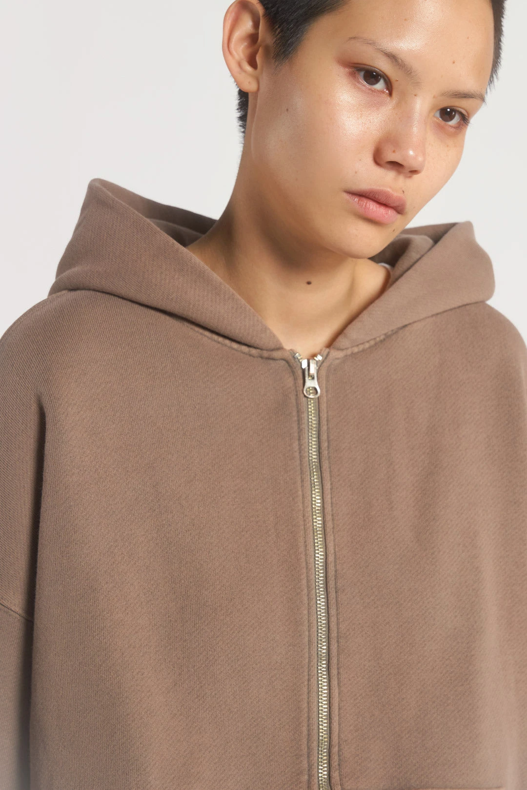 NTRLS Clay Oversized Zip Through Hoodie - Image 6