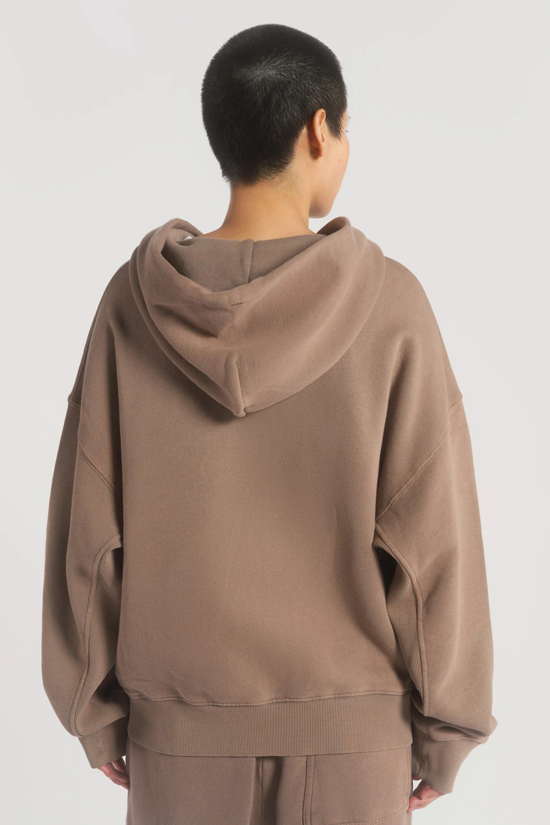NTRLS Clay Oversized Zip Through Hoodie - Image 5
