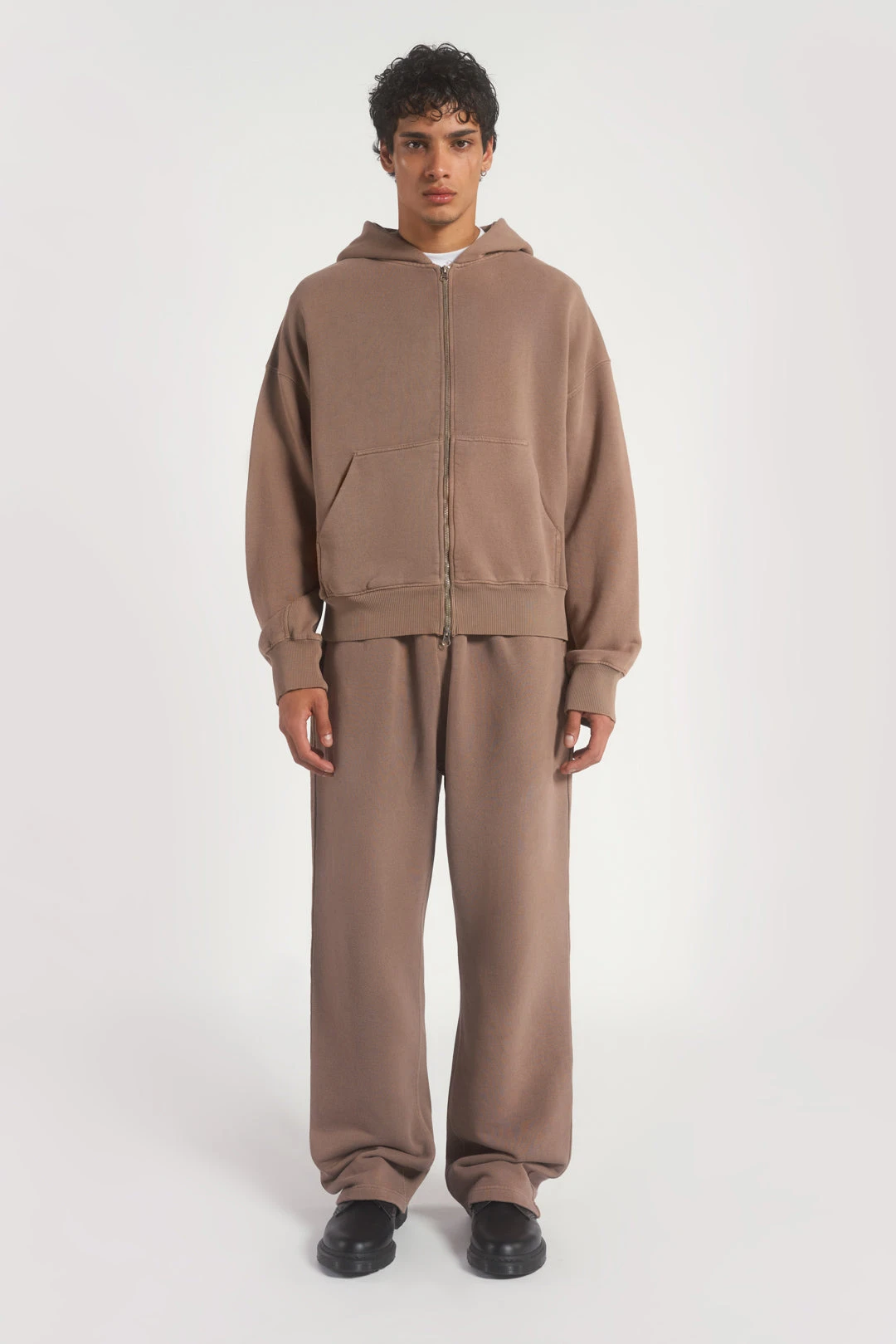 NTRLS Clay Oversized Zip Through Hoodie - Image 3