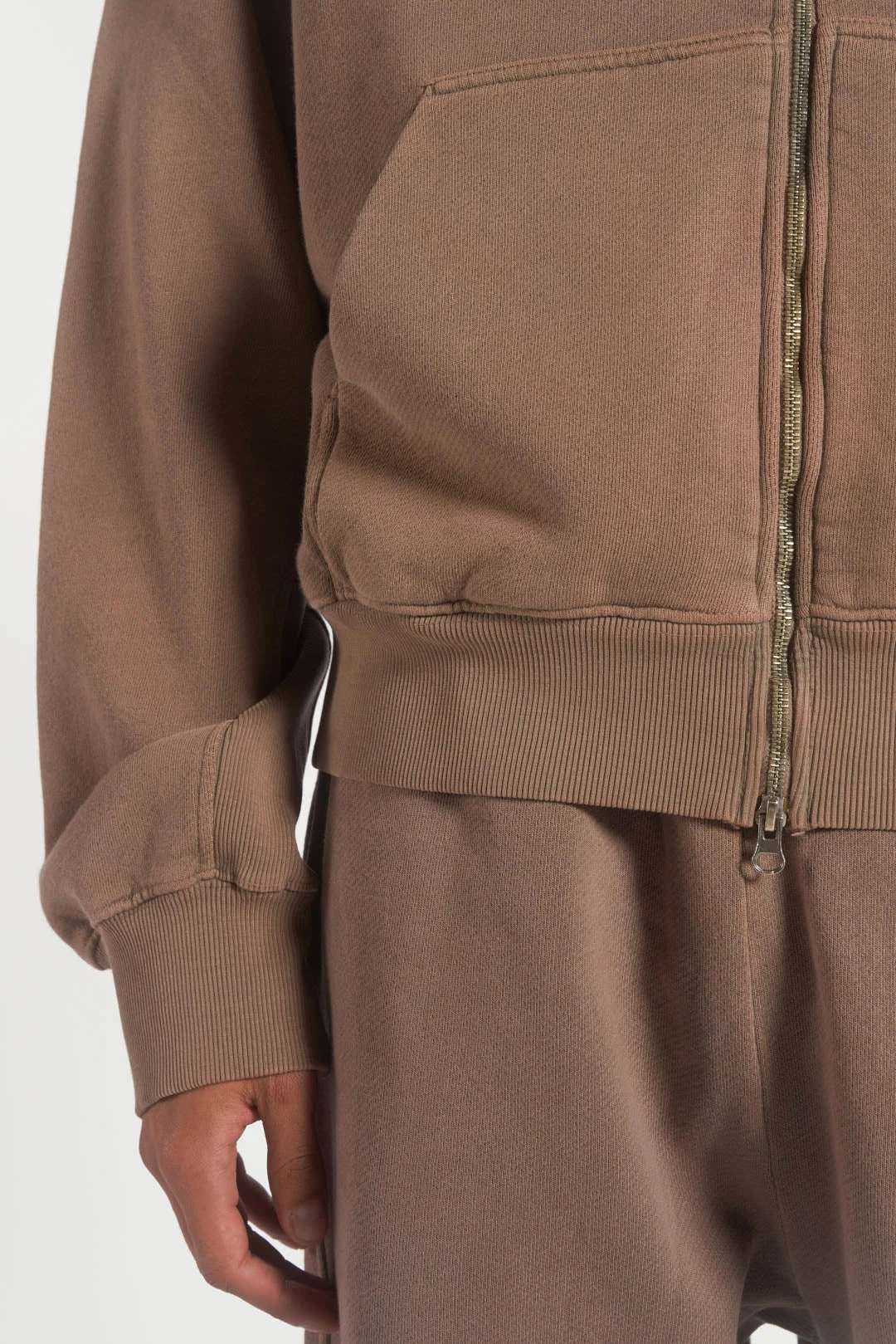 NTRLS Clay Oversized Zip Through Hoodie - Image 8