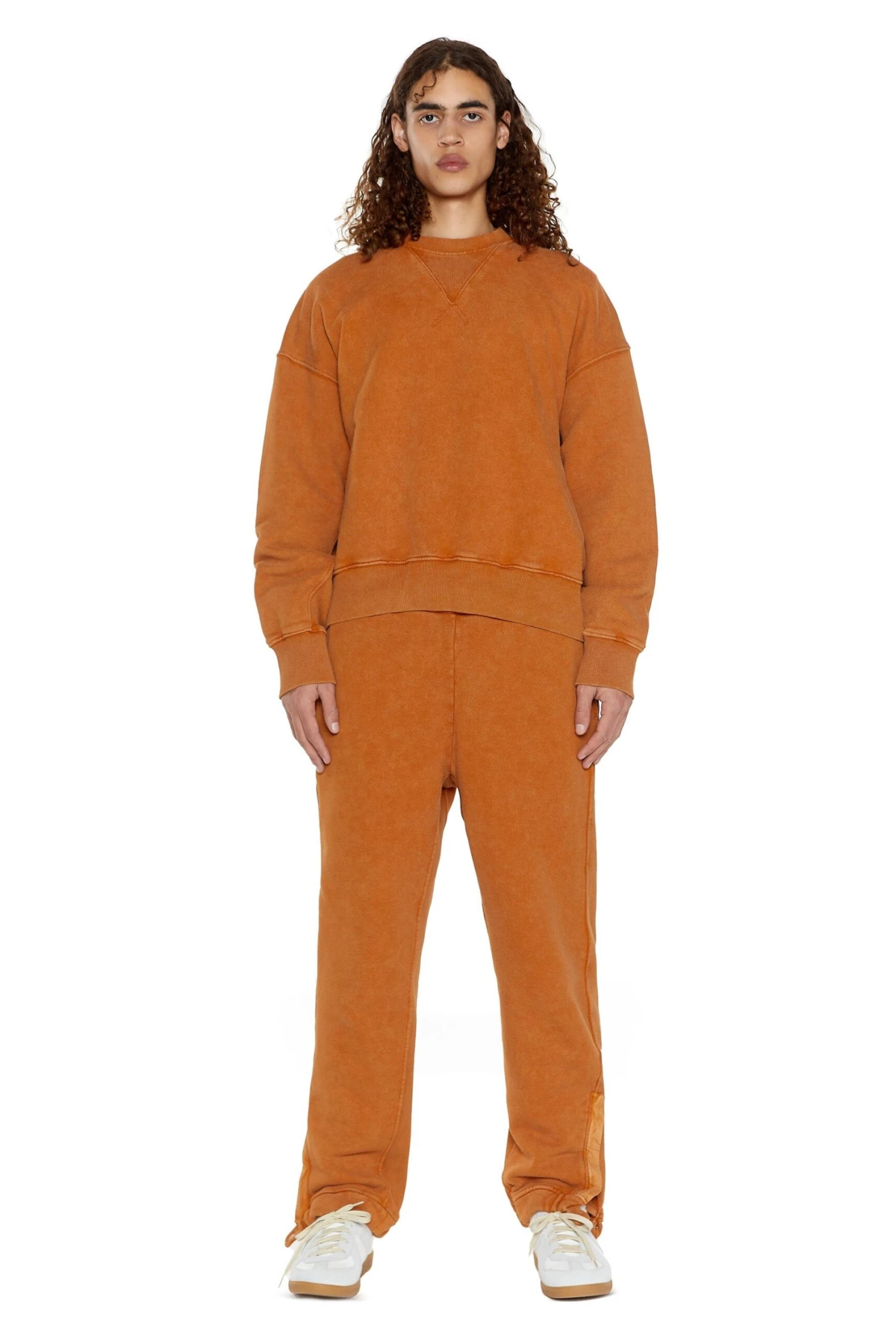 NTRLS Rust Orange Cuffed Joggers - Image 3