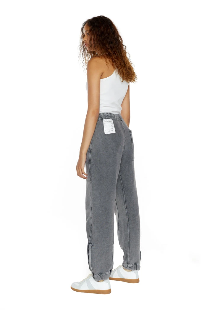 Jaded London NTRLS Chrome Grey Cuffed Joggers - Image 4