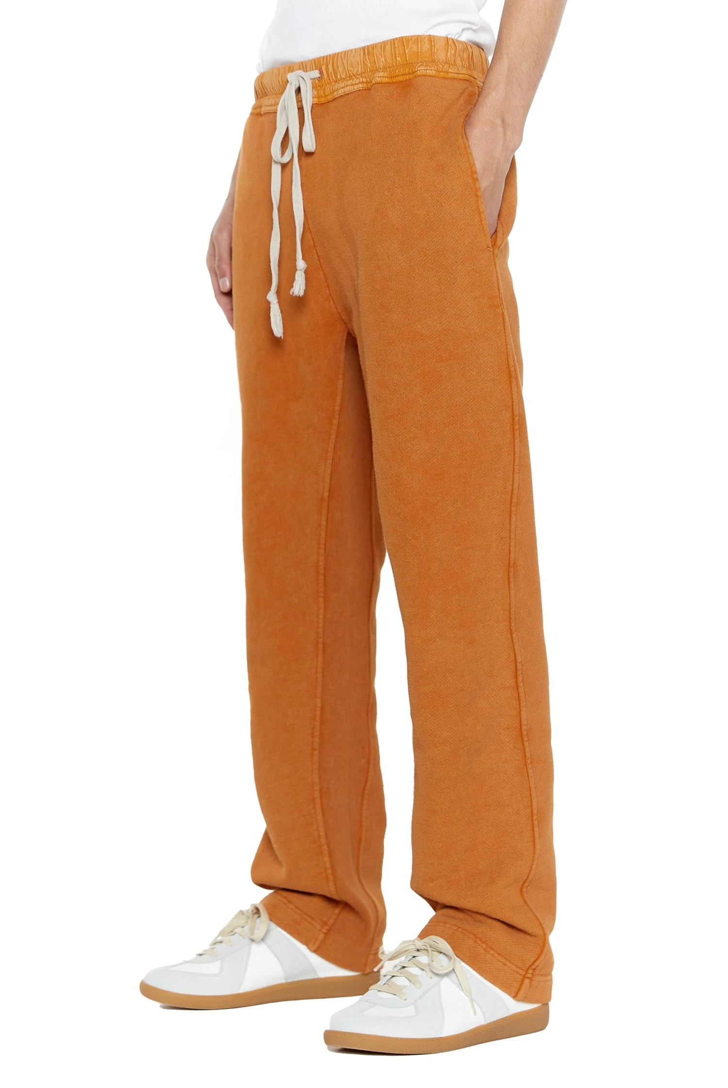Jaded London NTRLS Rust Orange Cuffed Joggers - Image 4