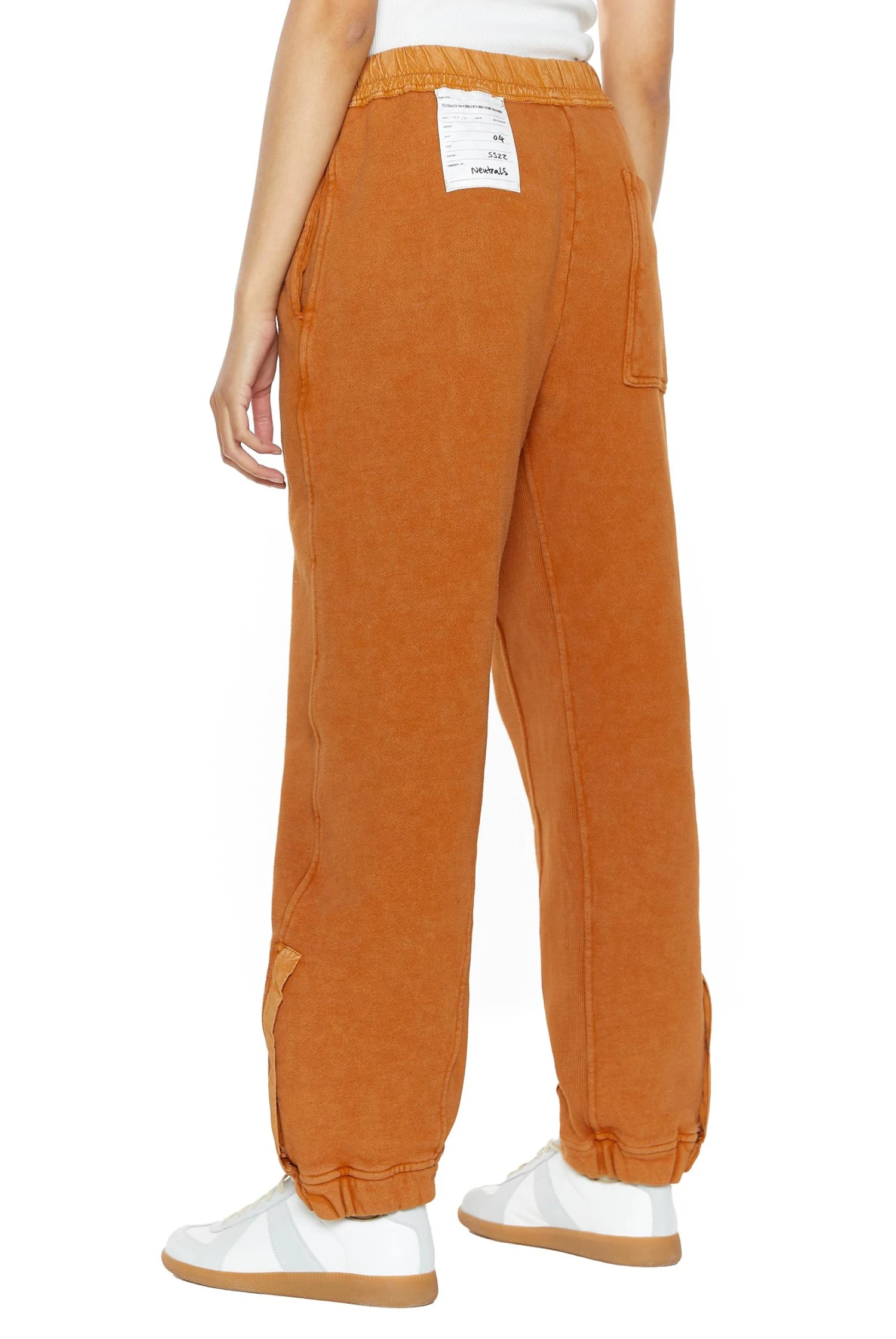Jaded London NTRLS Rust Orange Cuffed Joggers - Image 5