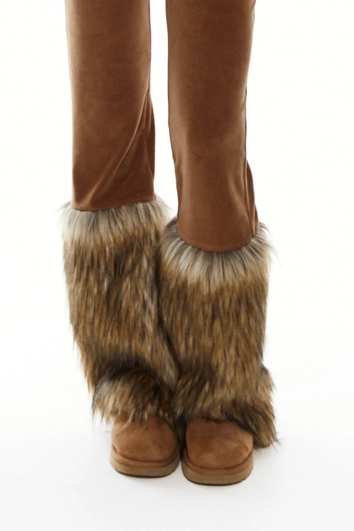 Jaded London Tia Faux Fur Track Pants - Image 4