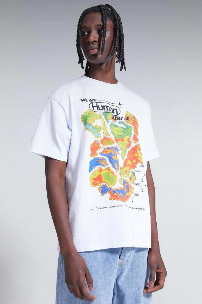 White We Are Human After All T-Shirt - Image 4